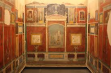 A painted wall from an Roman house.